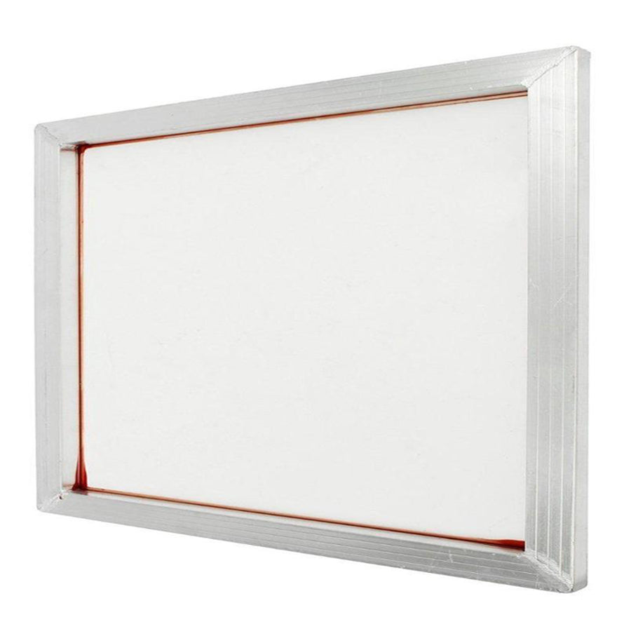 40 Mesh White 23" x 31" Aluminum Screen Printing Frame - ScreenPrintDirect