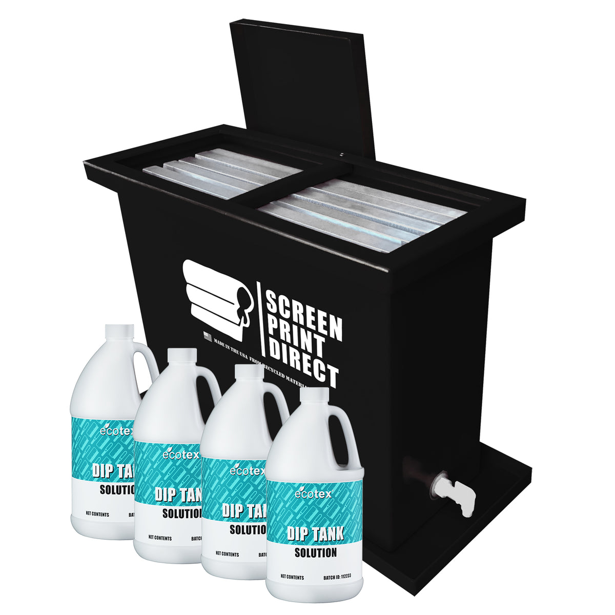 Ecotex® 40 Gallon Screen Printing Dip Tank Kit - ScreenPrintDirect