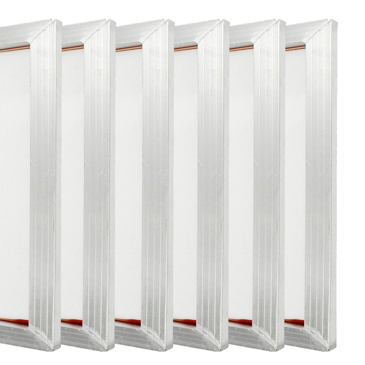 40 Mesh White 23" x 31" Aluminum Screen Printing Frame - ScreenPrintDirect