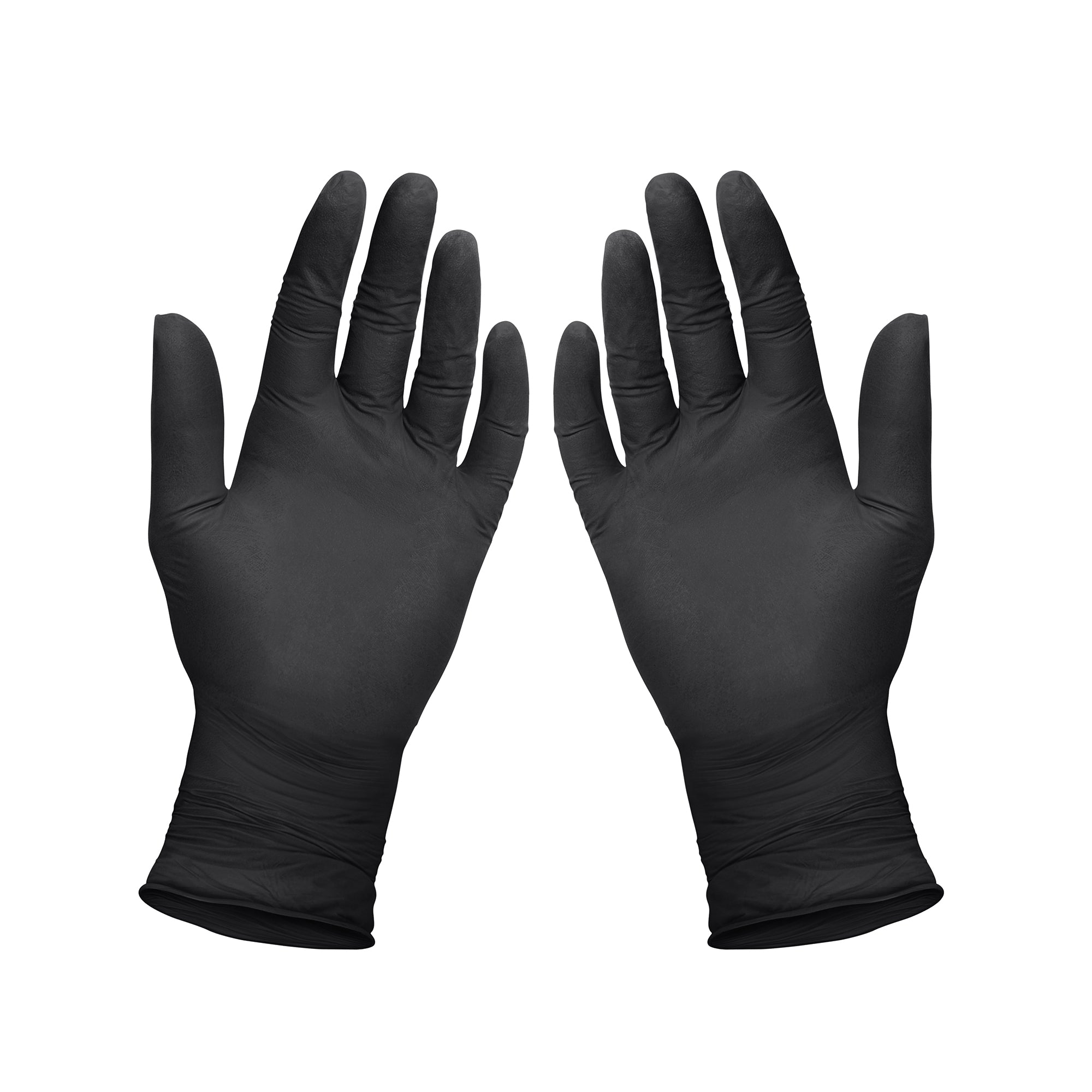 Black popular Nitrile Gloves - Medium Size