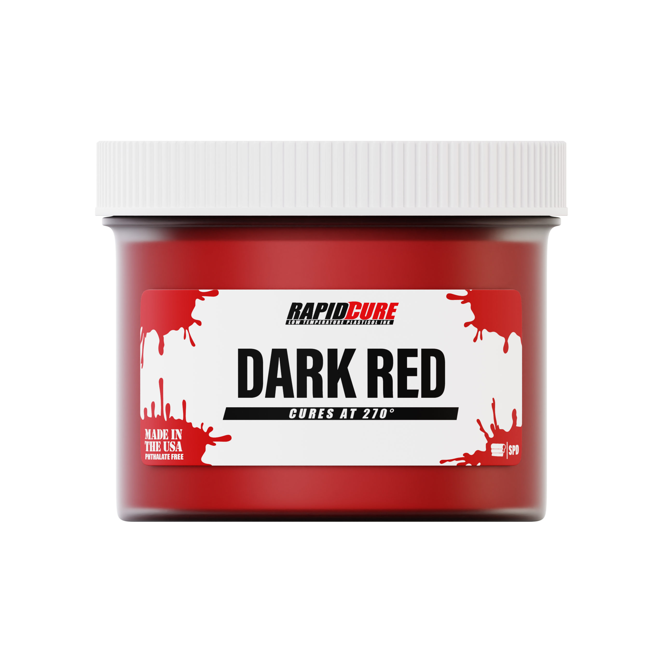 Rapid Cure® Red Screen Printing Ink (5 Gallon - 640oz.) - Plastisol Ink for  Screen Printing Fabric - Low Temperature Curing Plastisol by Screen Print