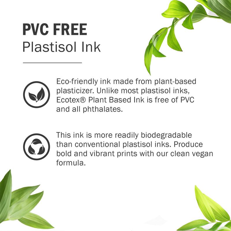 Ecotex® PVC Free White Plastisol Ink - ScreenPrintDirect