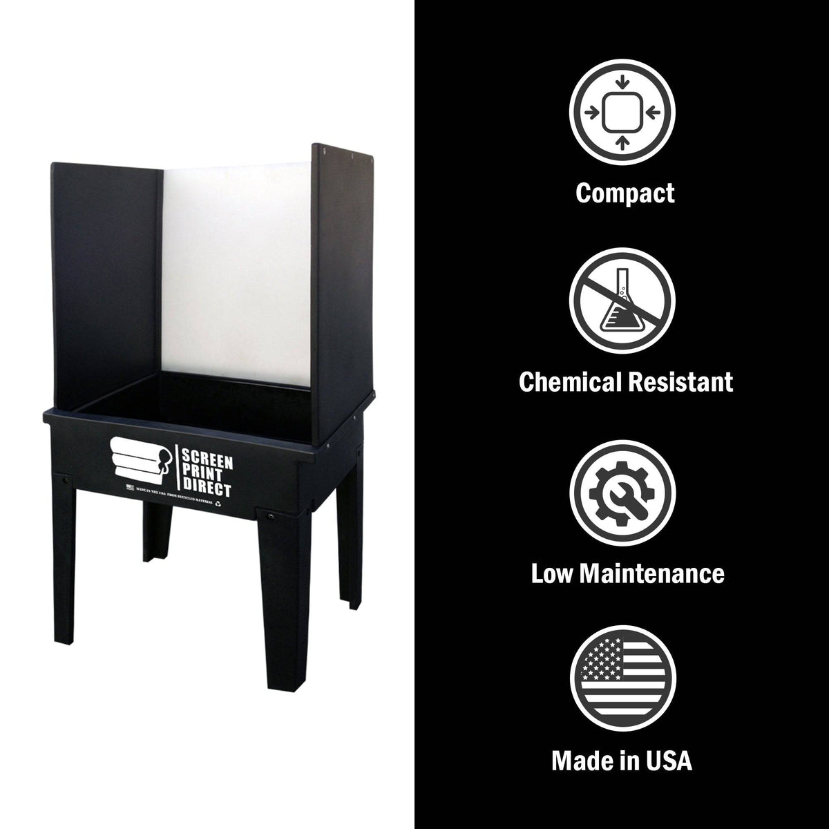 Ecotex® Screen Printing Washout Booth - Screen Print Direct