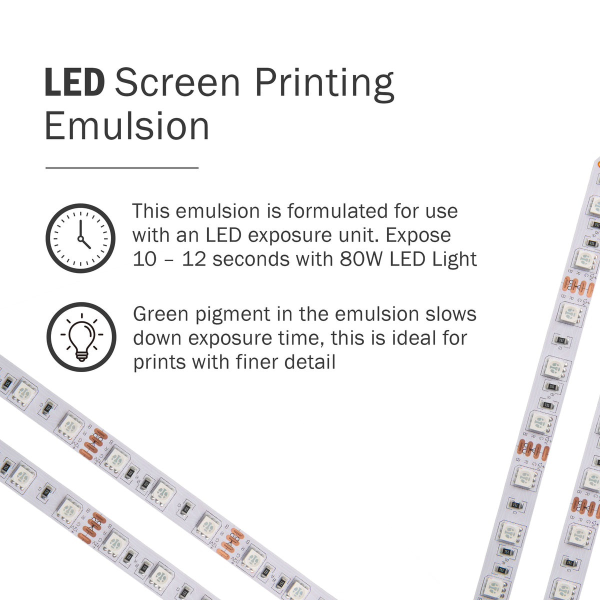 led screen printing emulsion, screen printing supplies, screen print direct