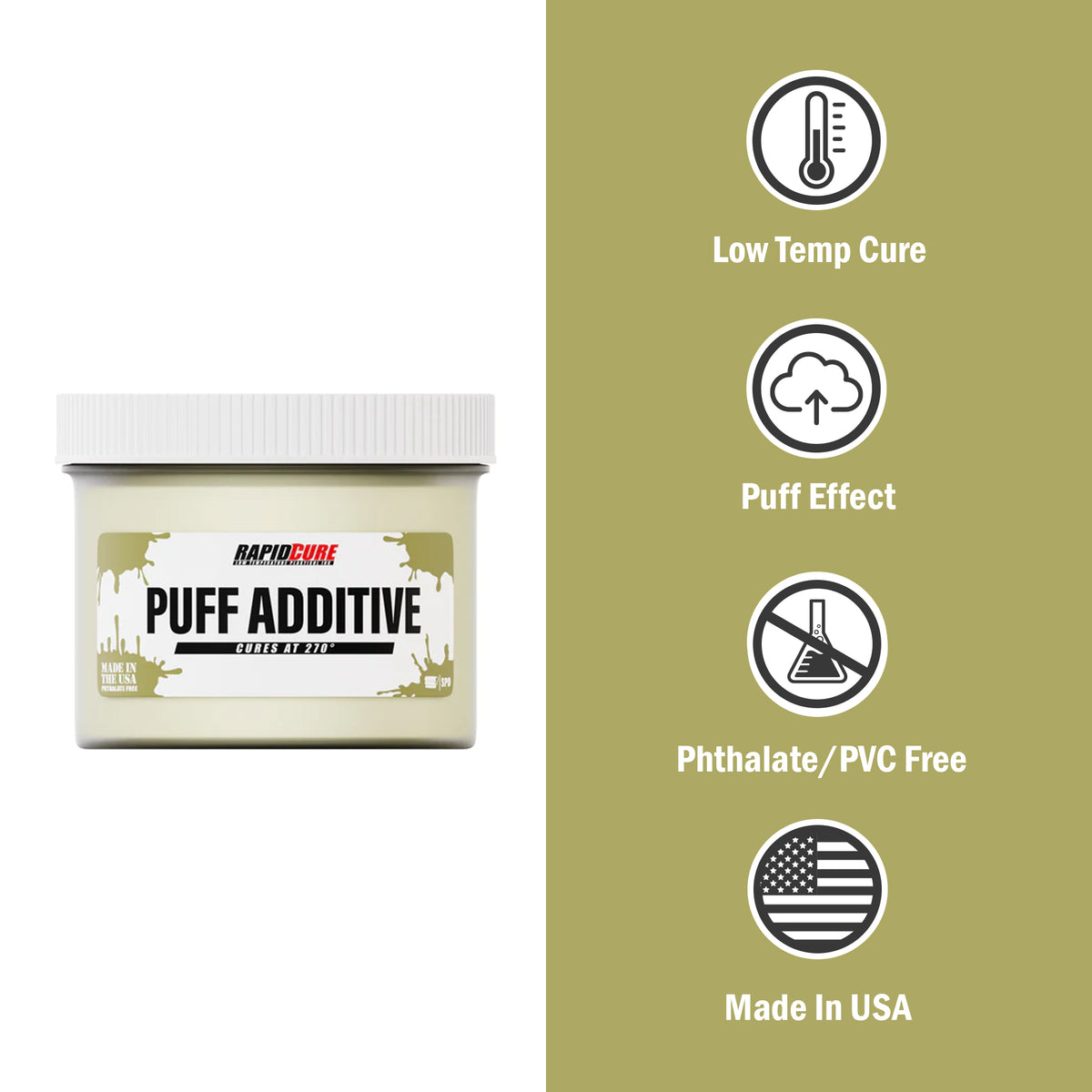 Rapid Cure Screen Printing Puff Additive - ScreenPrintDirect
