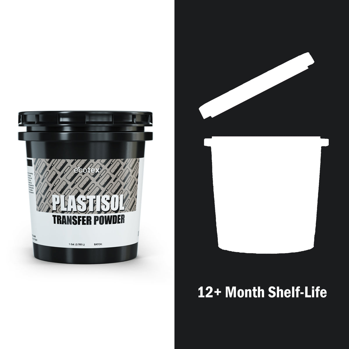 Ecotex® Screen Printing Plastisol Transfer Powder - ScreenPrintDirect