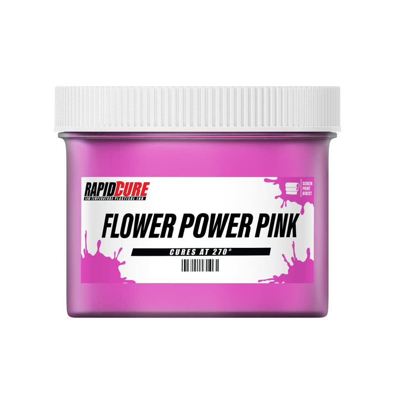 Rapid Cure Flower Power Pink Screen Printing Plastisol Ink - Screen Print Direct