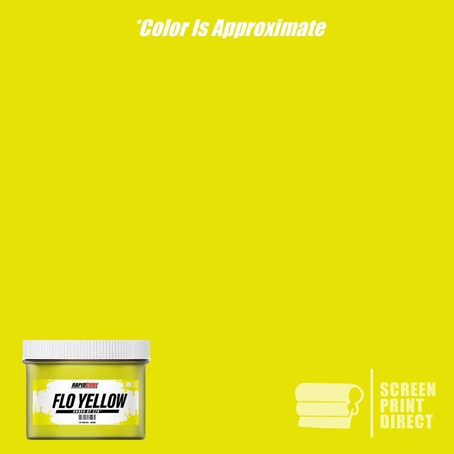 Rapid Cure Fluorescent Yellow Screen Printing Plastisol Ink - Screen Print Direct