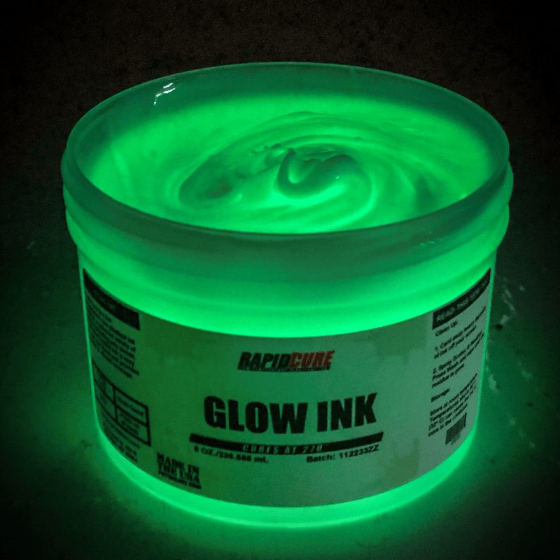 Rapid Cure Glow In The Dark Screen Printing Plastisol Ink - Screen Print Direct