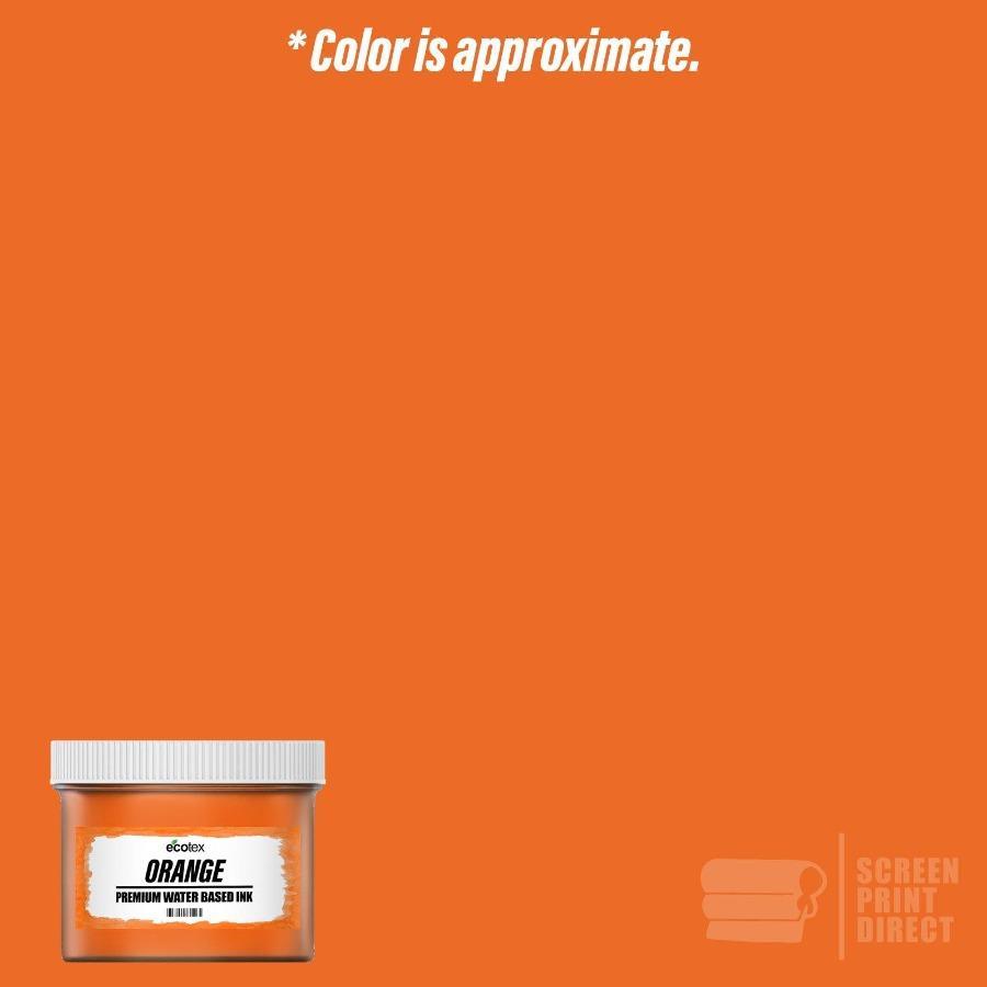 Ecotex® Water Based Screen Printing Ink Orange - Screen Print Direct