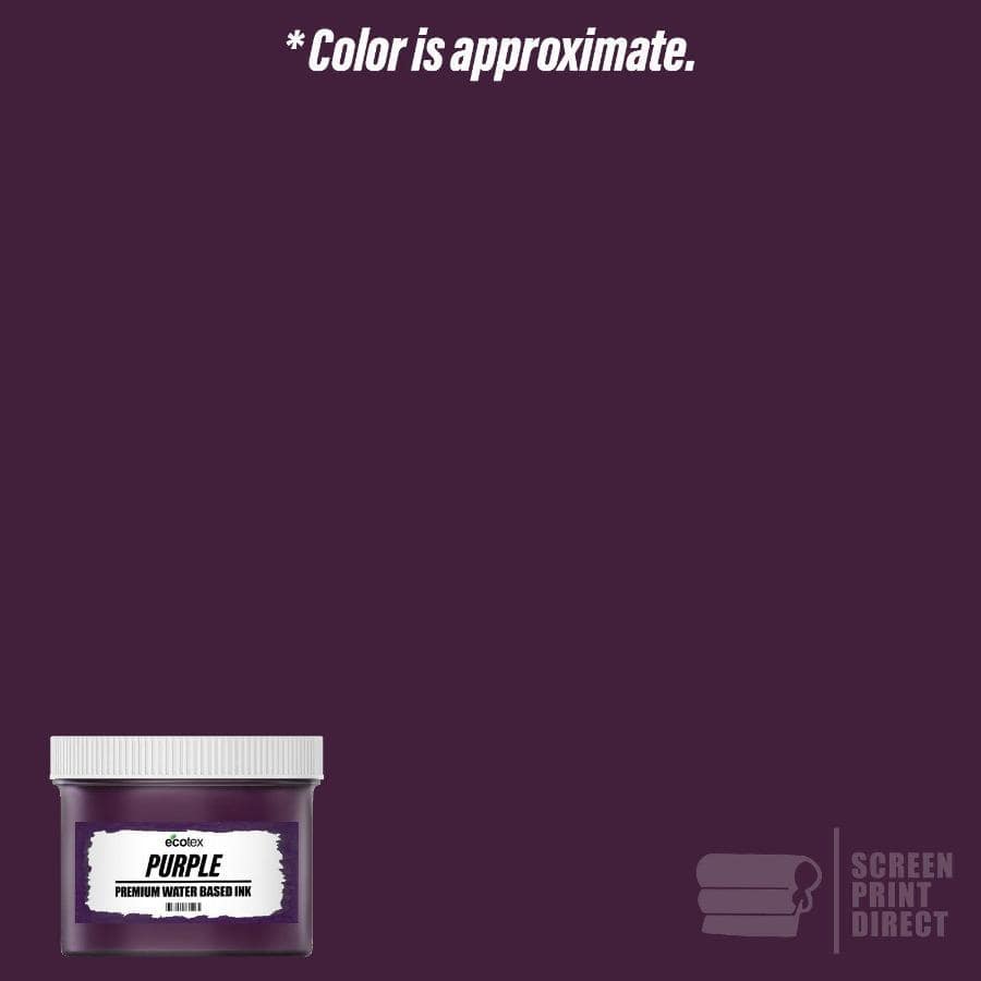 Ecotex® Water Based Screen Printing Ink Purple - Screen Print Direct