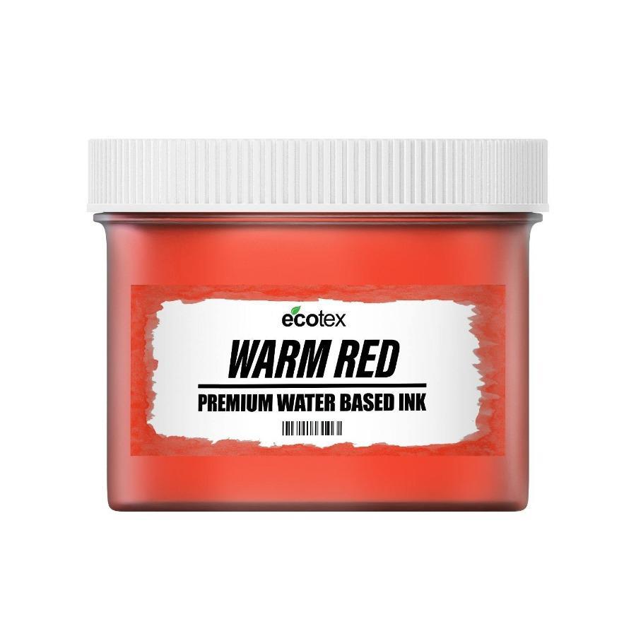 Ecotex® Water Based Screen Printing Ink Warm Red - Screen Print Direct