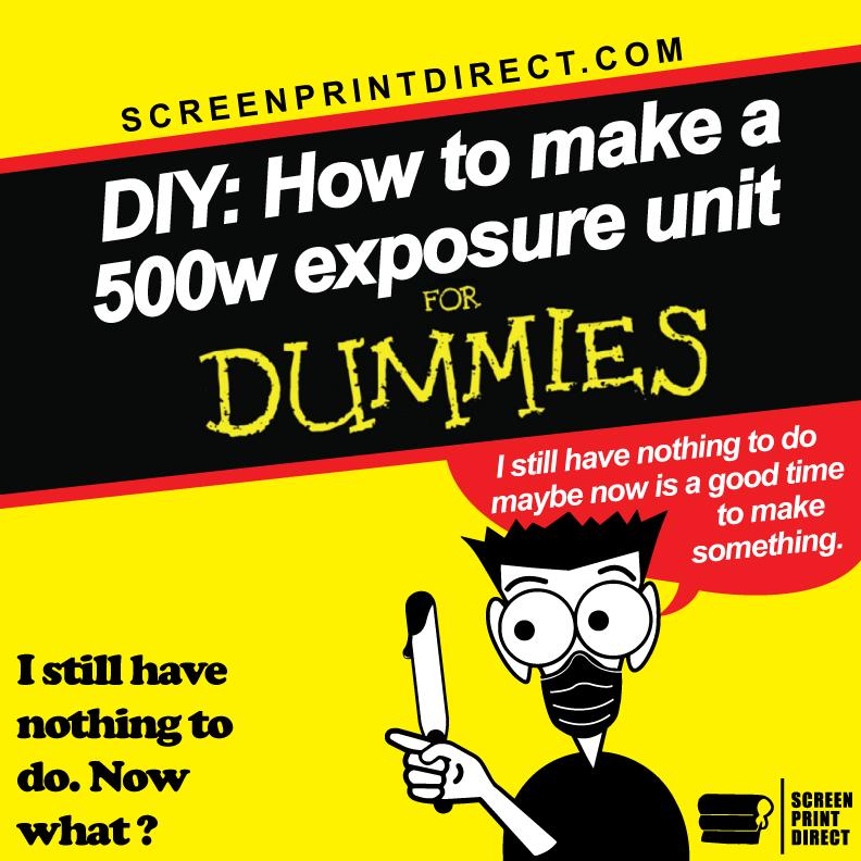 How to make an exposure unit - Screen Print Direct