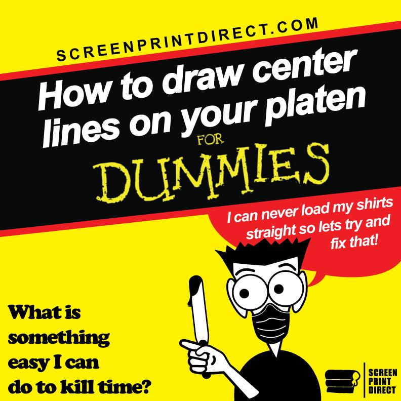 How to draw your platens center line - Screen Print Direct