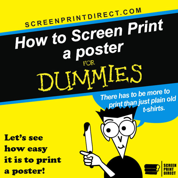 Screen ink print shops poster