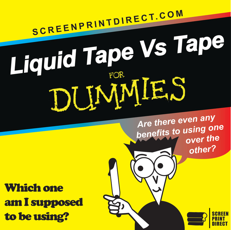 Screen Printing 101: Liquid Tape Vs. Traditional Tape