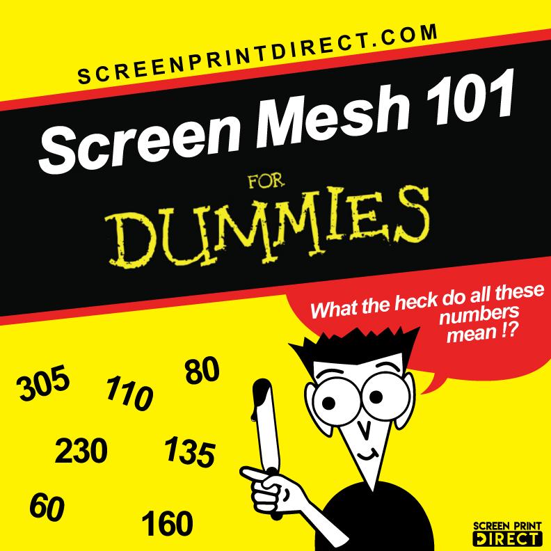 Screen Mesh 101 - For Dummies - Screen Print Direct