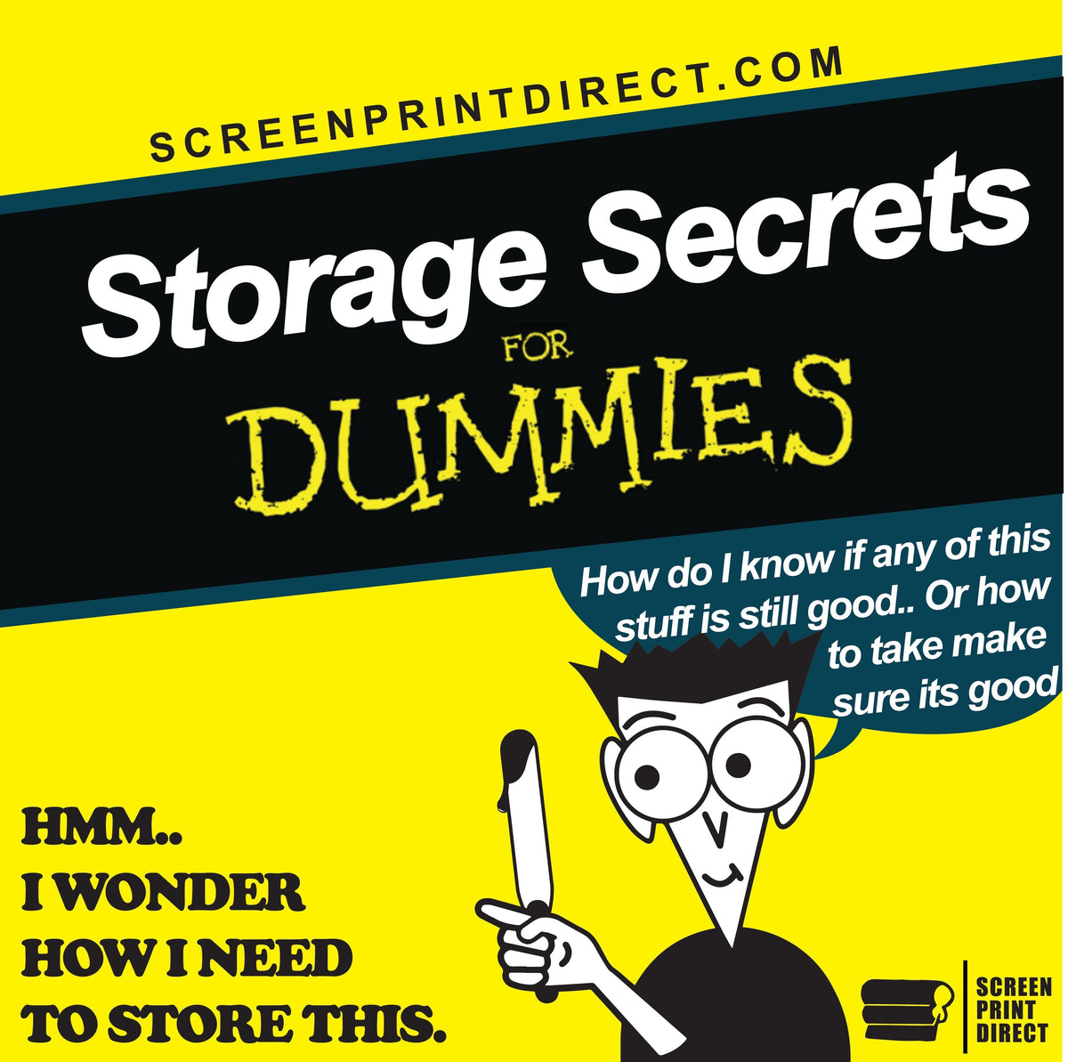 How To Properly Store Your Screen Printing Supplies