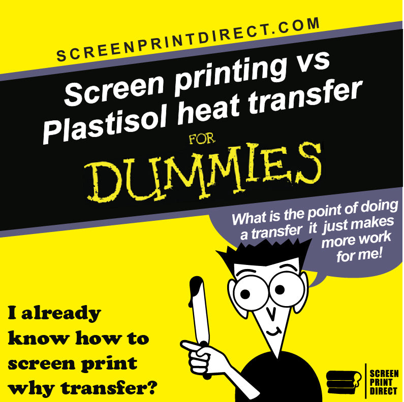 Plastisol transfers vs Screen Printing