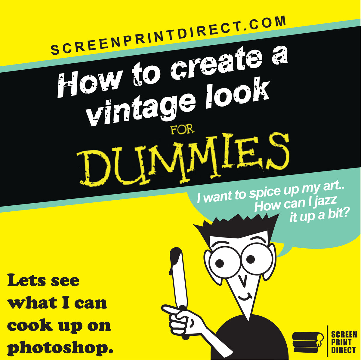 How to Screen Print a Vintage Graphic Print