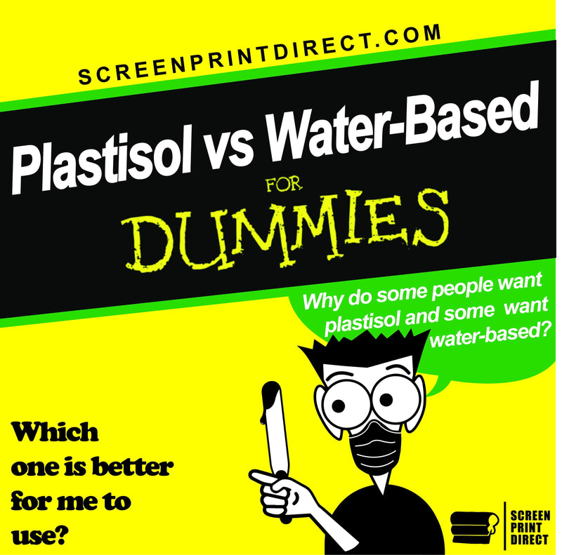Plastisol vs Water-Based inks - Screen Print Direct