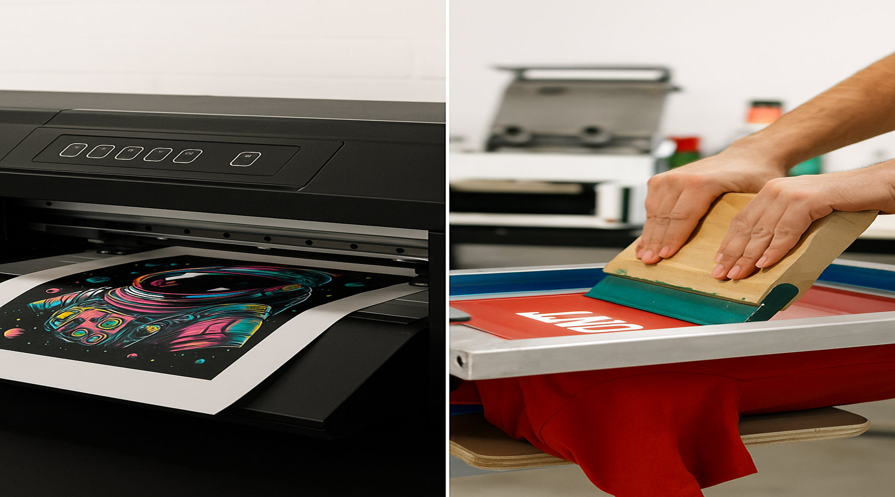 How to Choose Between DTF and Screen Printing for Custom Apparel ...