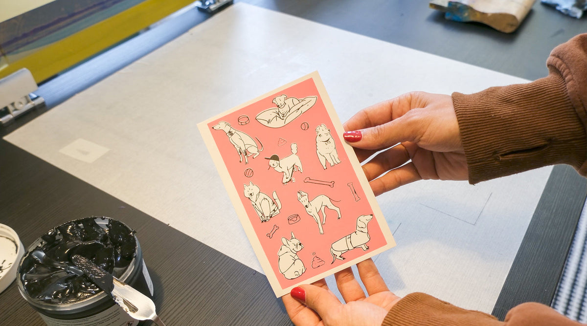 How to Screen-Print Water-Based Ink on Paper Products