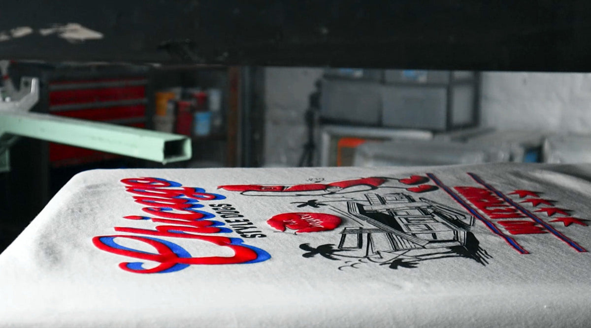 How to Screen Print a 3-Color Puff Design