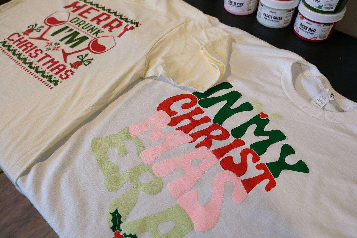 Plastisol Ink Christmas Collection