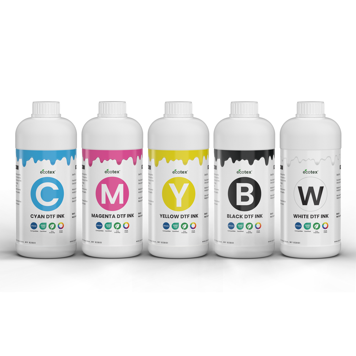 Ecotex® DTF Ink Set - ScreenPrintDirect