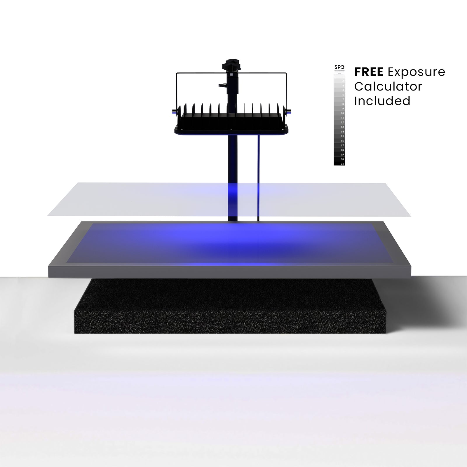 Exposure Starter Kit | UV LED Unit + Acrylic Sheet + Foam Pad– Screen ...