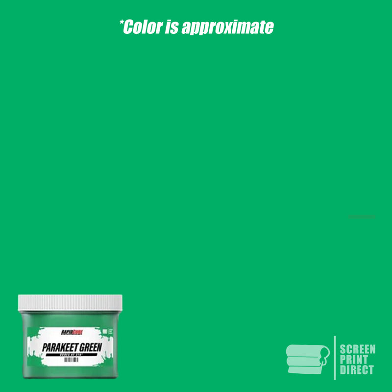 Rapid Cure Parakeet Green Screen Printing Plastisol Ink