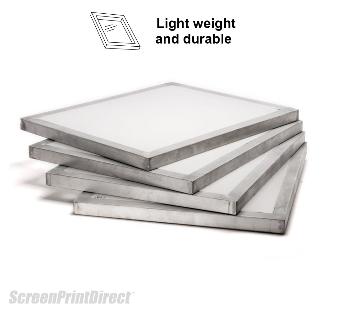 6 Screen Variety Pack - 23"x31" Aluminum Screen Printing Frames - ScreenPrintDirect