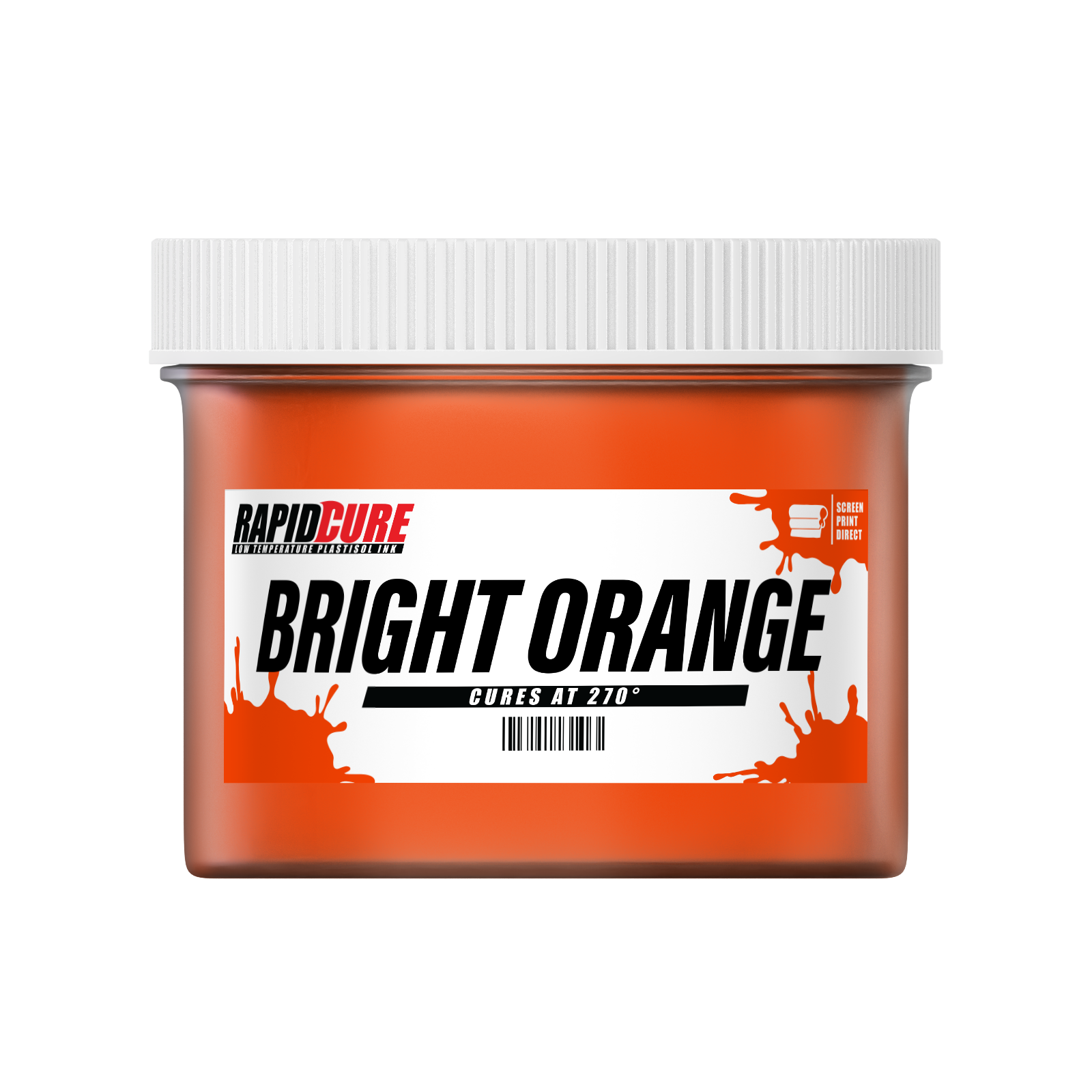 Screenprint Direct Order Rapid Cure Orange Screen Printing Plastisol Ink– Screen Print Direct
