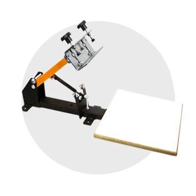 screen printing supplies, screen printing machine, single color press