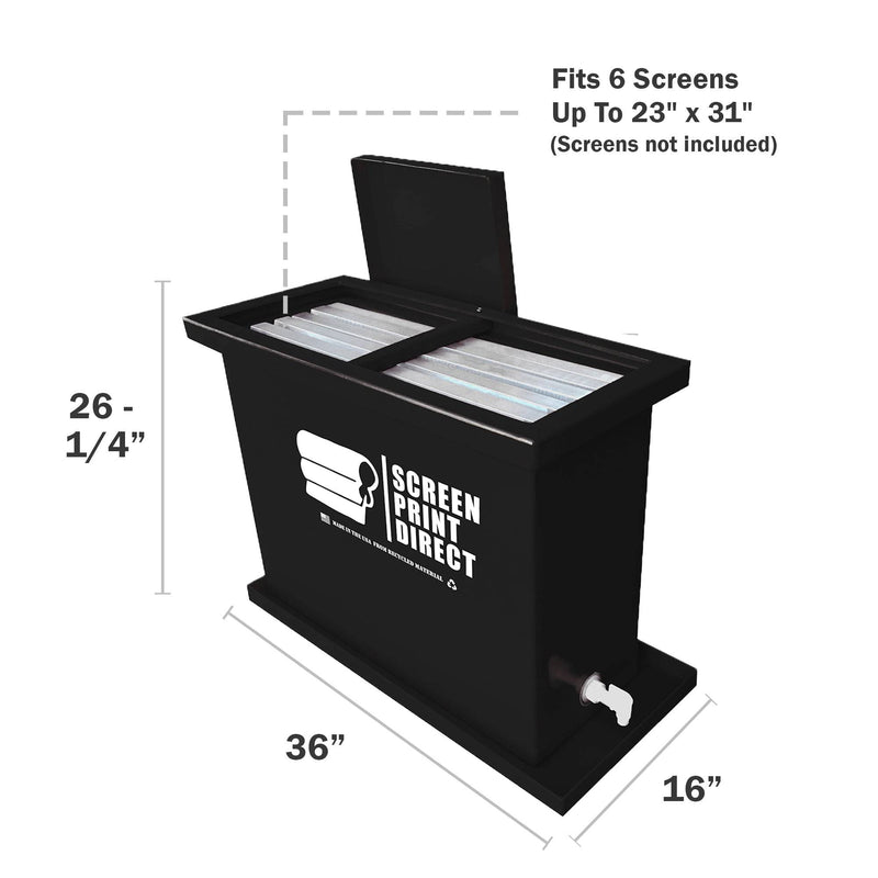 Ecotex® 30 Gallon Screen Printing Dip Tank - Screen Print Direct