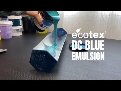 Ecotex® Dual Cure Emulsion - Screen Printing Blue Dual Cure Graphic  Emulsion