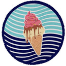 The Coral Cone - Round Beach Towel with Fringe - ScreenPrintDirect