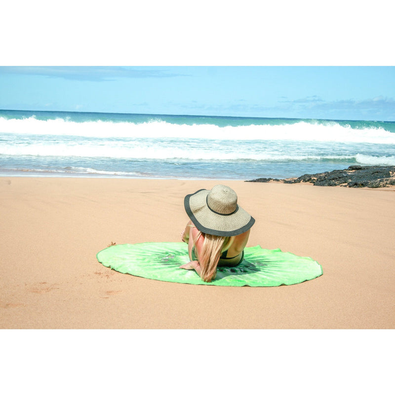 The Salty Kiwi - Round Fruit Beach Towel - ScreenPrintDirect