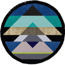 The Sierra Gypsy - Round Beach Towel with Fringe - ScreenPrintDirect