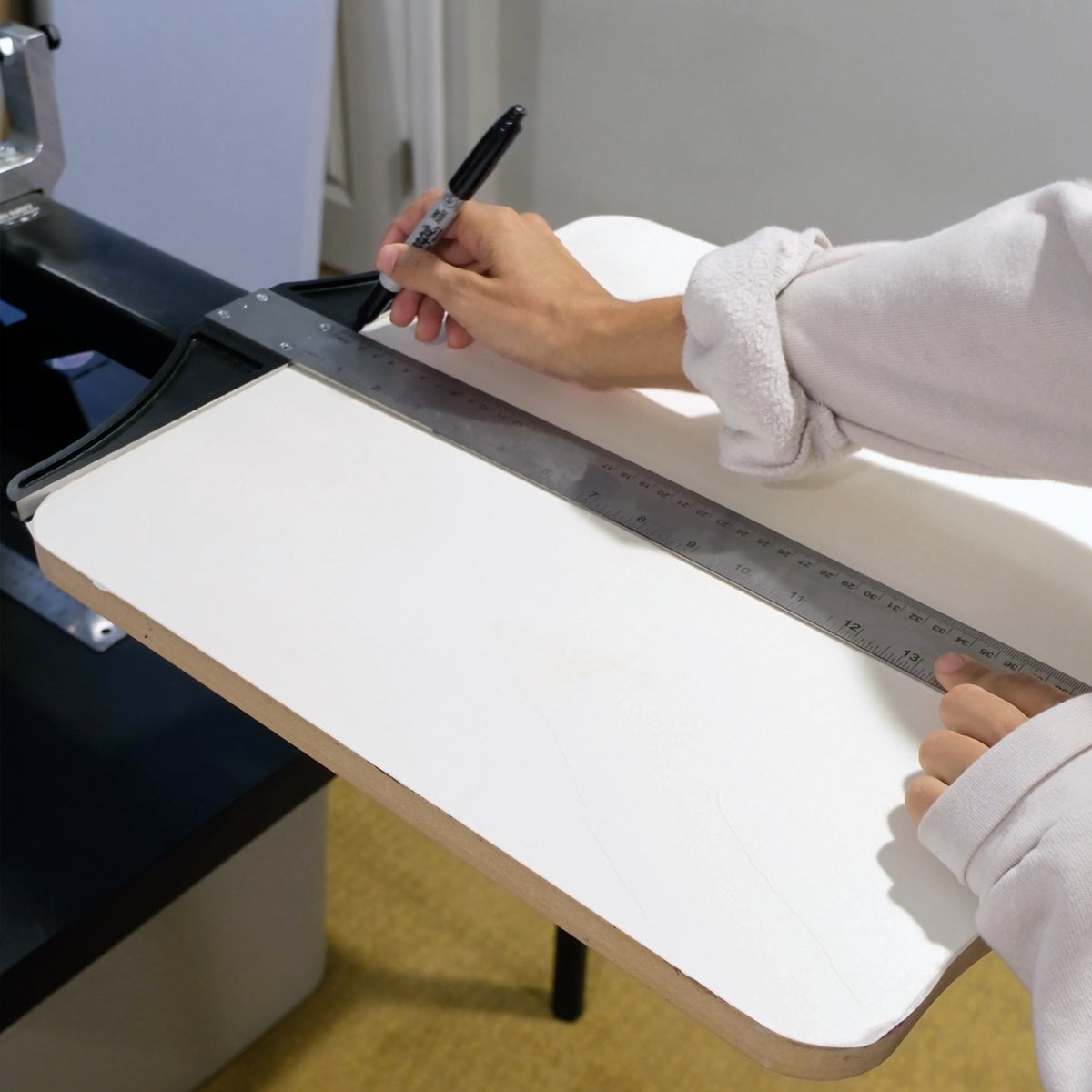 Aluminum T-Square for Film Alignment - 24in - ScreenPrintDirect