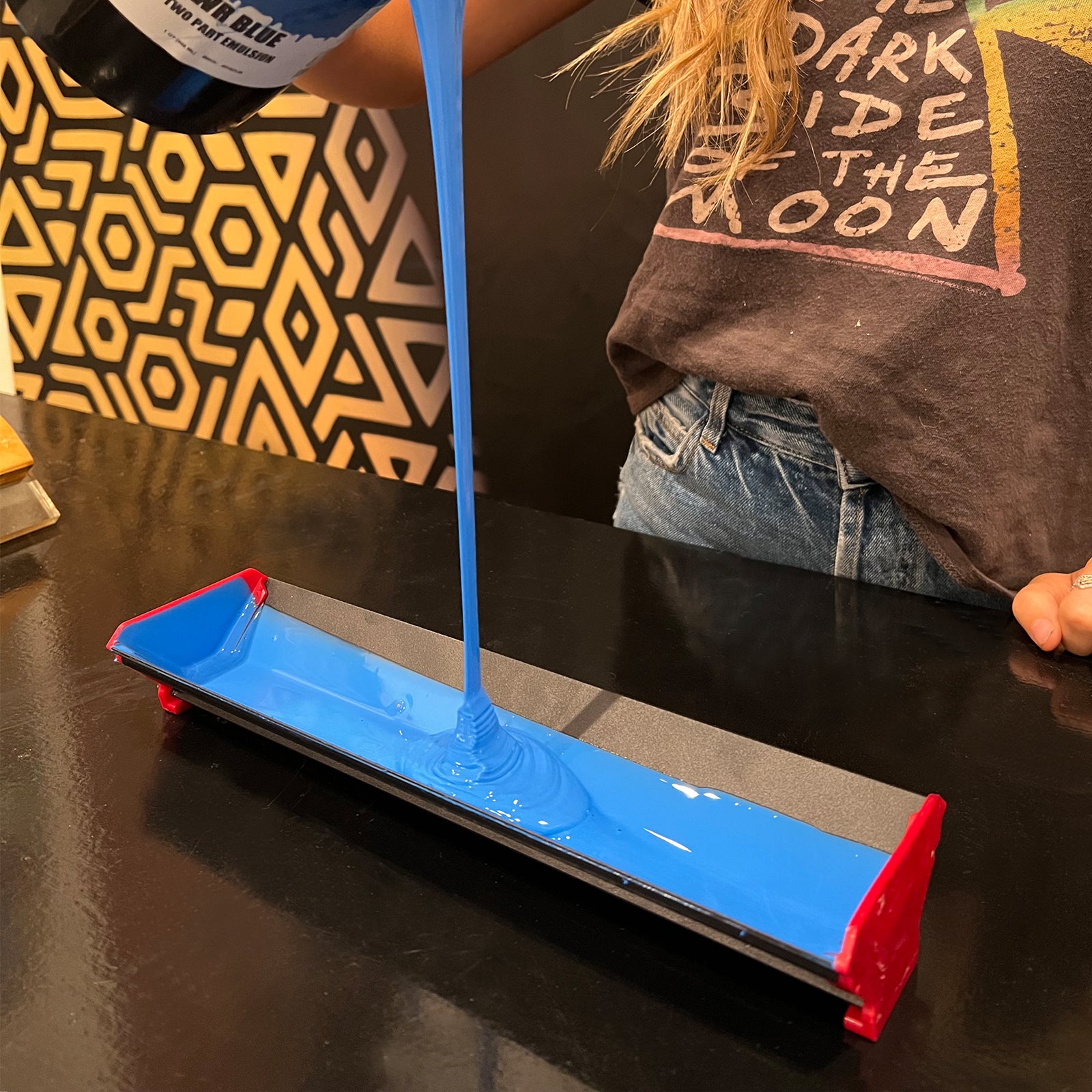 Ecotex Black Aluminum Emulsion Scoop Coater 15" Screen Print Direct