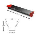 Ecotex Black Aluminum Emulsion Scoop Coater 15" - ScreenPrintDirect