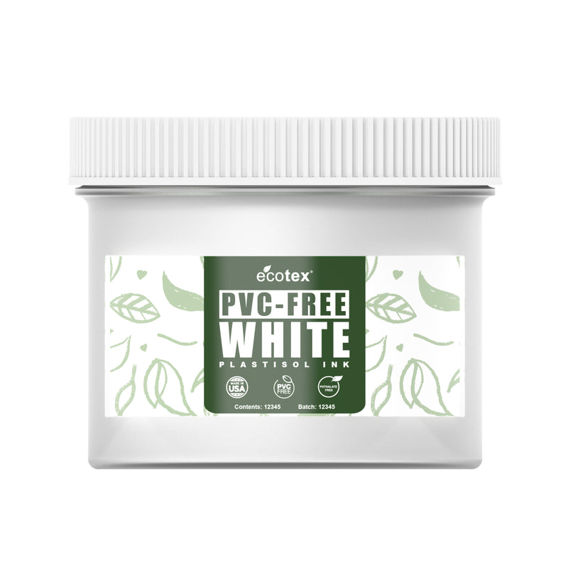 Ecotex® PVC Free White Plastisol Ink - ScreenPrintDirect