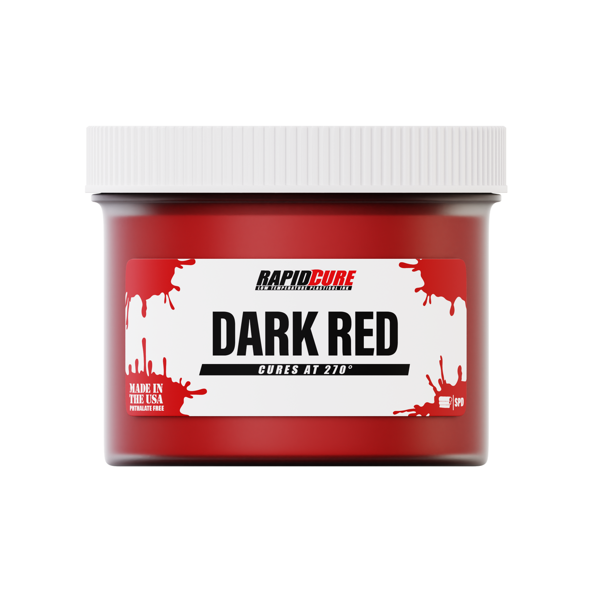 Rapid Cure Dark Red Screen Printing Plastisol Ink - Screen Print Direct
