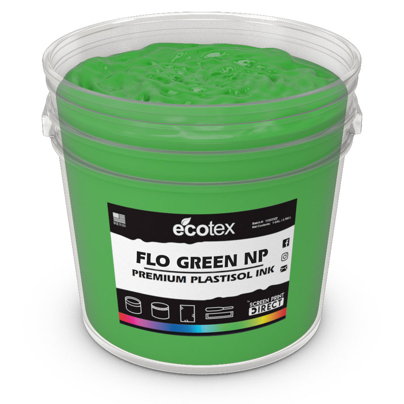 Ecotex® Fluorescent Plastisol Ink Green - ScreenPrintDirect