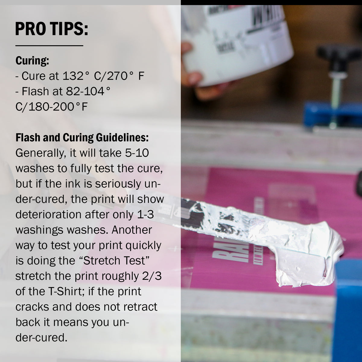 Rapid Cure White Screen Printing Plastisol Ink - ScreenPrintDirect