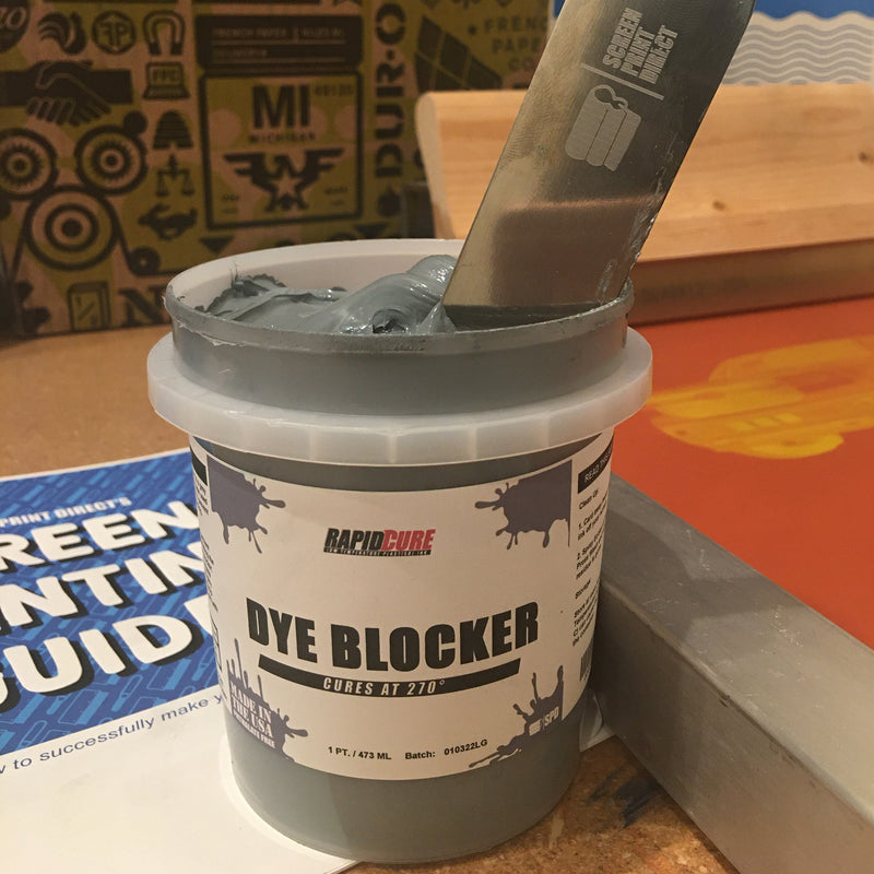 Rapid Cure Screen Printing Dye Blocker | Screen Print Direct