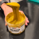 Rapid Cure Gold Glitter Screen Printing Plastisol Ink - ScreenPrintDirect