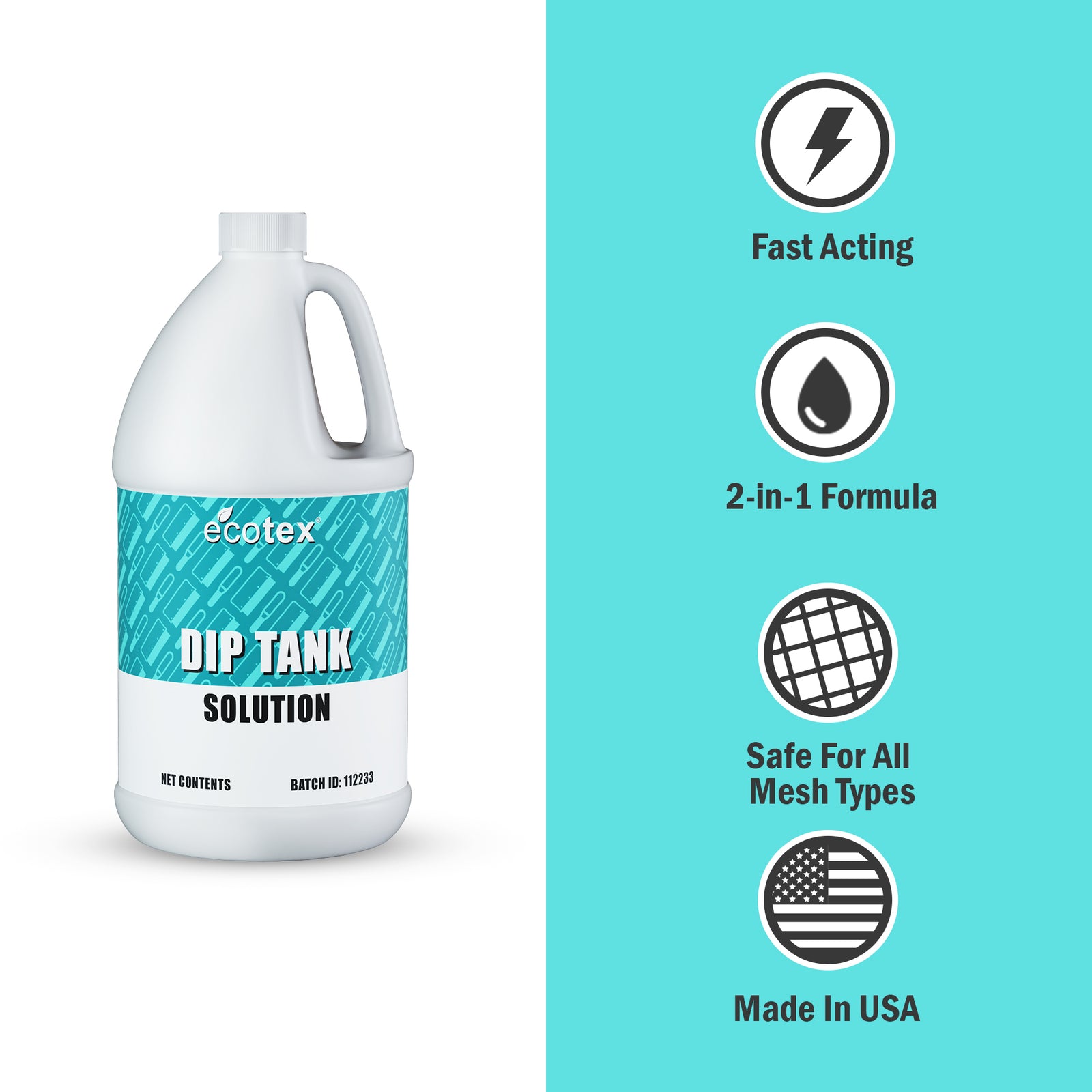 Ecotex® 40 Gallon Screen Printing Dip Tank Kit Screen Print Direct